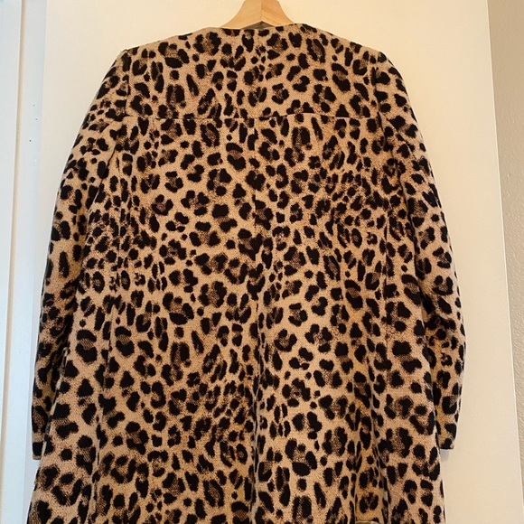 Zara Leopard coat Medium EUC - Picture 4 of 4